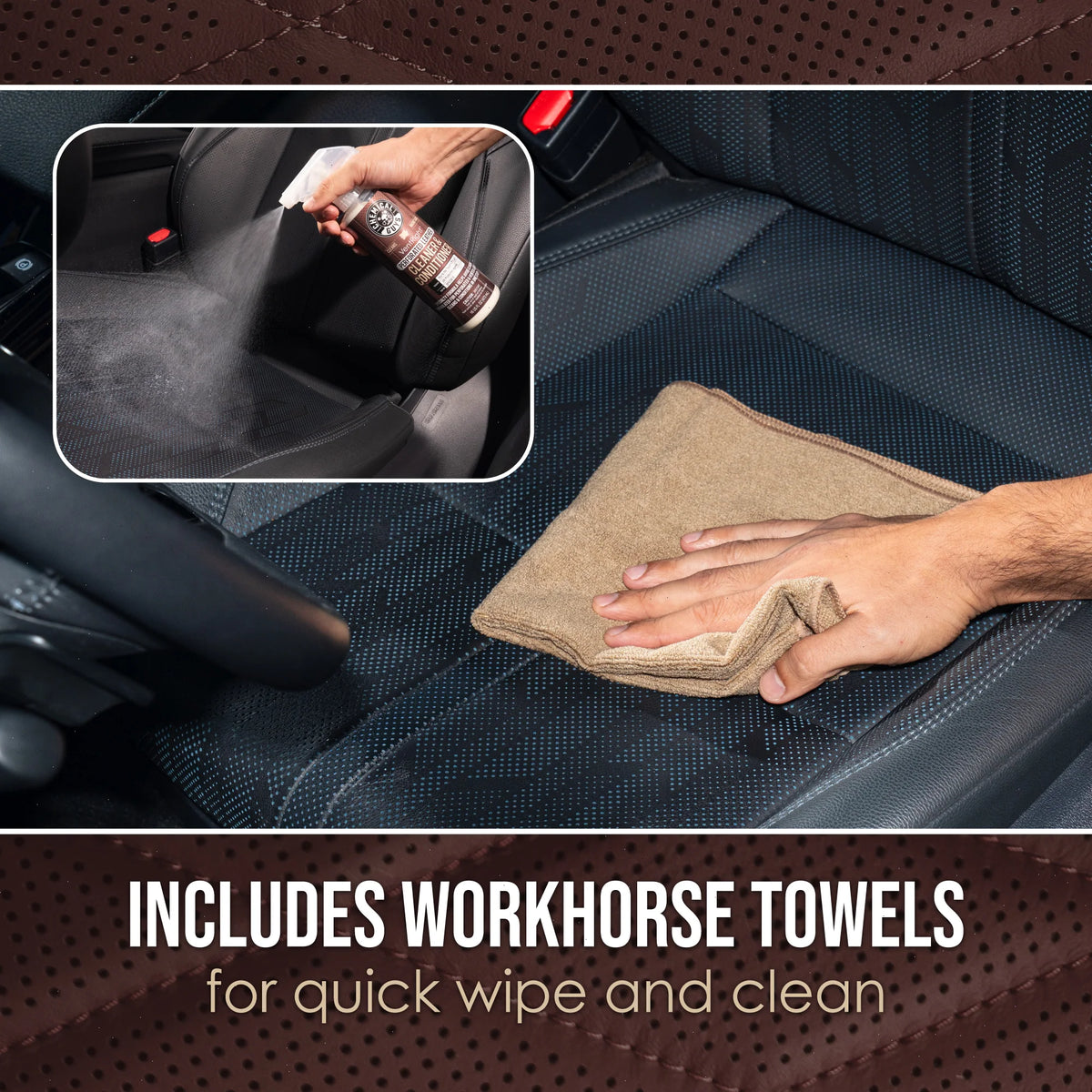 Perforated Leather Care Kit