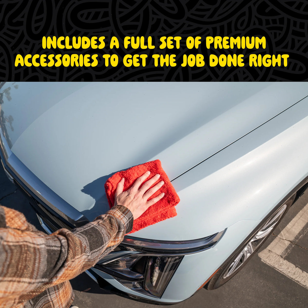 All in One Foam Blaster Wash & Wax Ultimate Kit w/Bucket